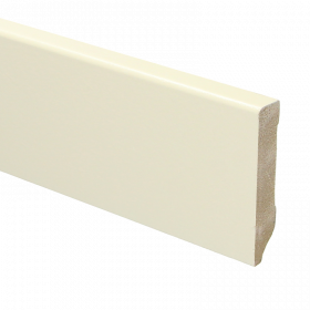 Rechte Moderne plint RAL 9001 70mmx12mm á 240cm