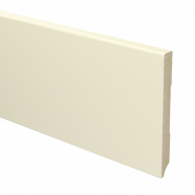 Rechte Moderne plint RAL 9001 120mmx12mm á 240cm