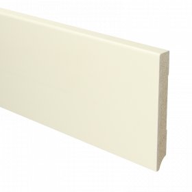 Rechte Moderne plint RAL 9001 120mmx15mm á 240cm