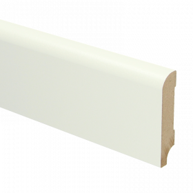 Rechte Koloniale plint RAL 9010 70mmx15mm á 240cm