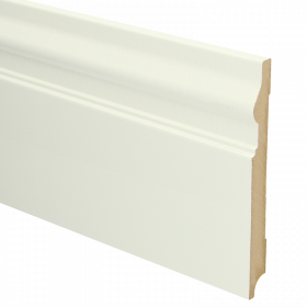 Rechte Renaissance plint RAL 9010 190mmx18mm á 240cm