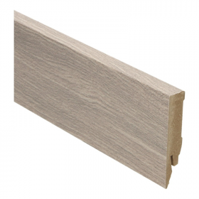 Rechte folieplint 70x14 teak grijs geborsteld PPC 27063