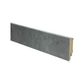 Rechte folieplint 70x14 beton grijs PPC 27193