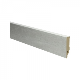 Rechte folieplint 70x14 eiken beige wit PPC 27243