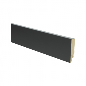 Rechte folieplint 70x14 zwart RAL 9005 PPC 27250