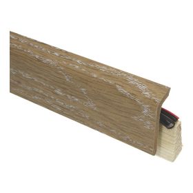 Overzetplint Eiken Wit Ceruse á 240cm